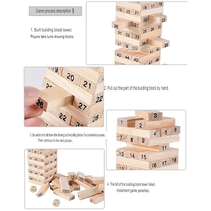 Kiddyraft Montessori Wooden Zinga Toy - Image 2