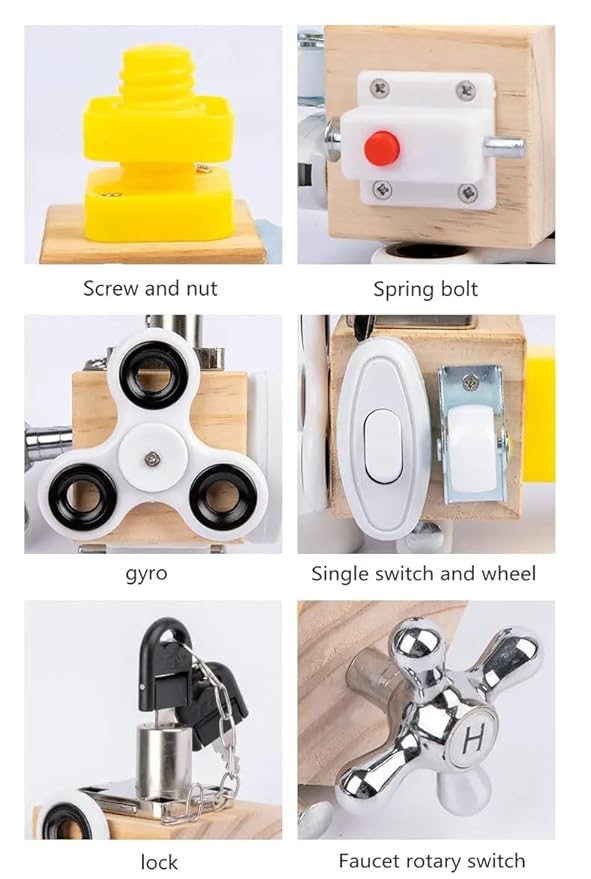 Kiddyraft Busy Cube – Montessori Busy Version - Image 2