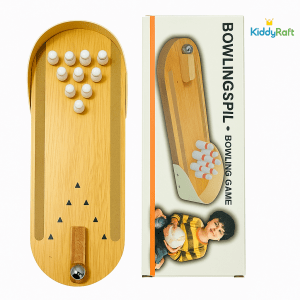 Kiddyraft Montessori Wooden Bowling spil Toy