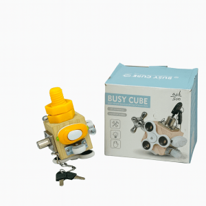Kiddyraft Busy Cube – Montessori Busy Version