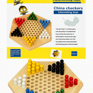 Kiddyraft Montessori Wooden China Checkers
