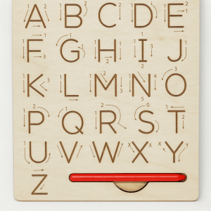 Kiddyraft Wooden English Alphabet Writing Practice Board