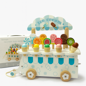 Kiddyraft Wooden Denmark Ice Cream Truck