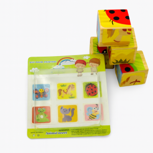 Kiddyraft Wooden 2×2 Cube Puzzle