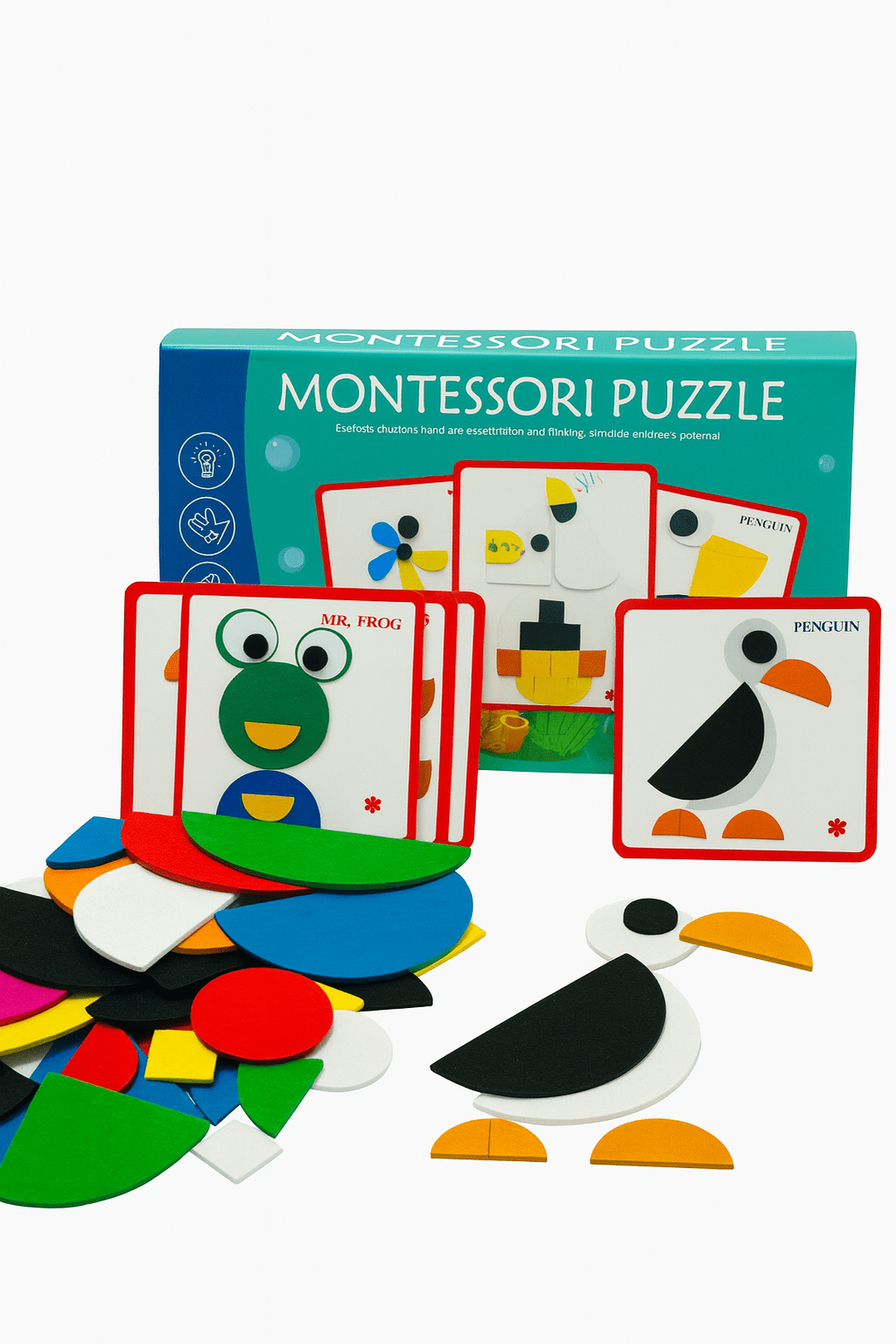 Kiddyraft Wooden Montessori Puzzle