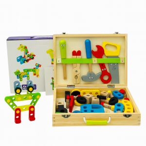 Kiddyraft Wooden Toolbox Set for Kids