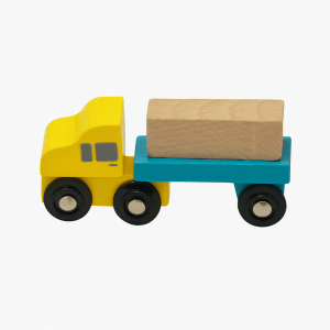 Kiddyraft Wooden Magnetic Train Set – 4 Pieces