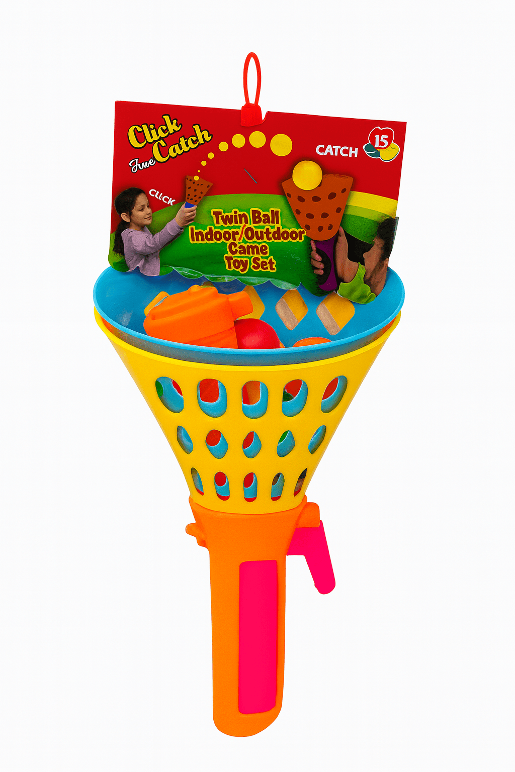 Kiddyraft Pop & Catch Game Toy